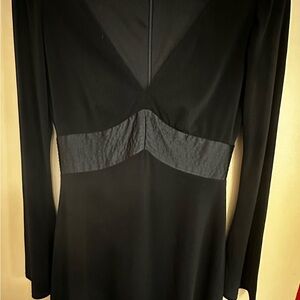 Laundry by Shelli Segal - Black Long Sleeved Dress - Size 2 - NWOT